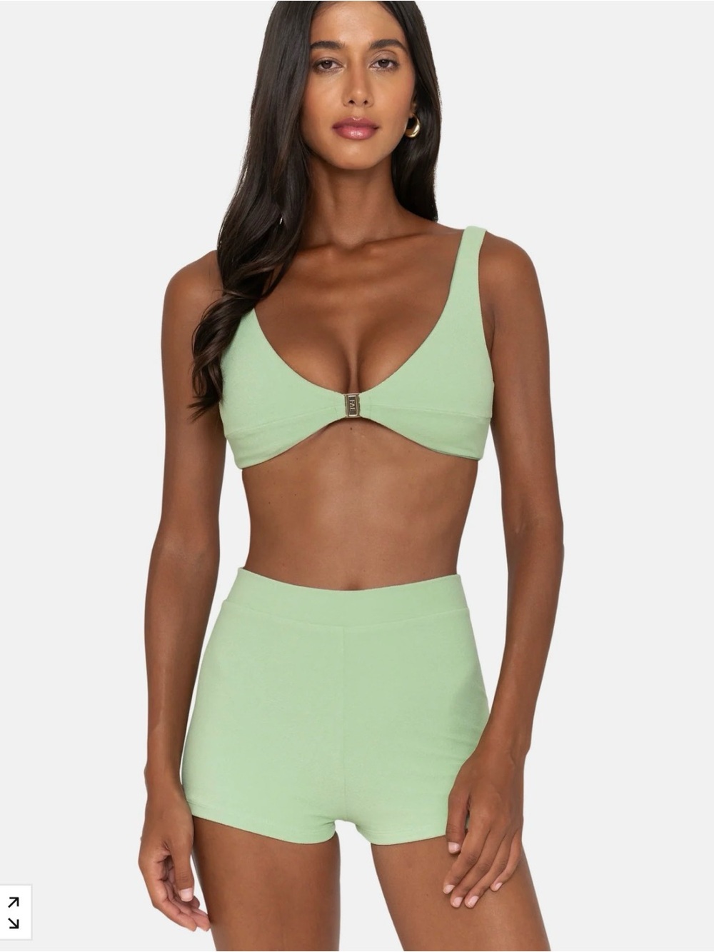 Fae Valley Matcha Shorts